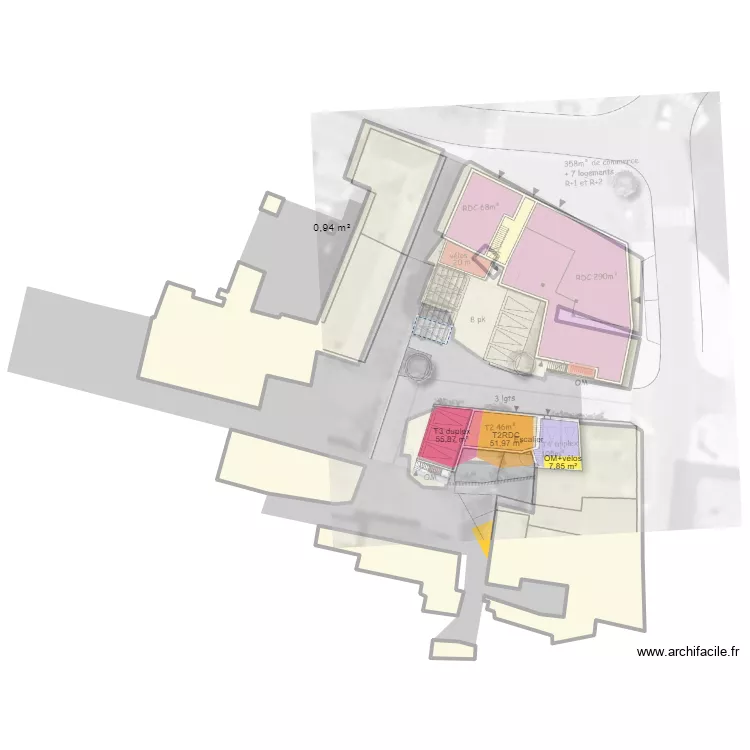 CHAVAGNES - plan RDC-v2. Plan de CHAVAGNES - plan RDC-v2. Plan de
