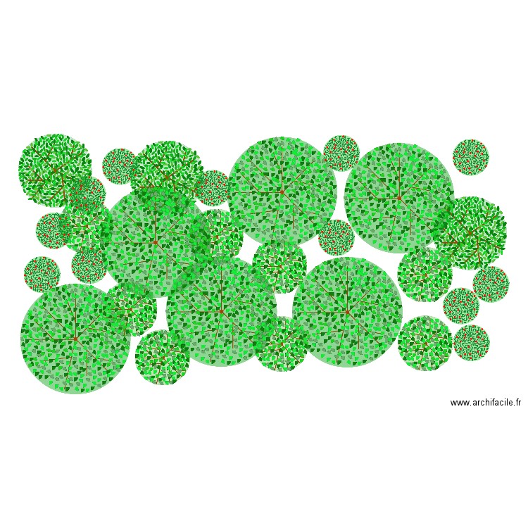 les arbres01. Plan de 0 pièce et 0 m2