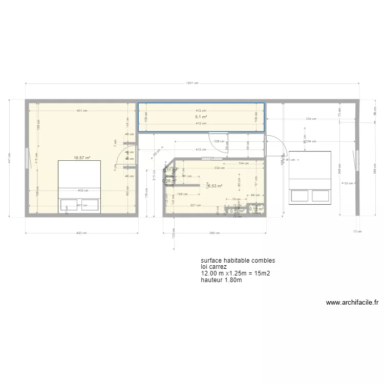 fresnes combles sdb 04032021. Plan de 