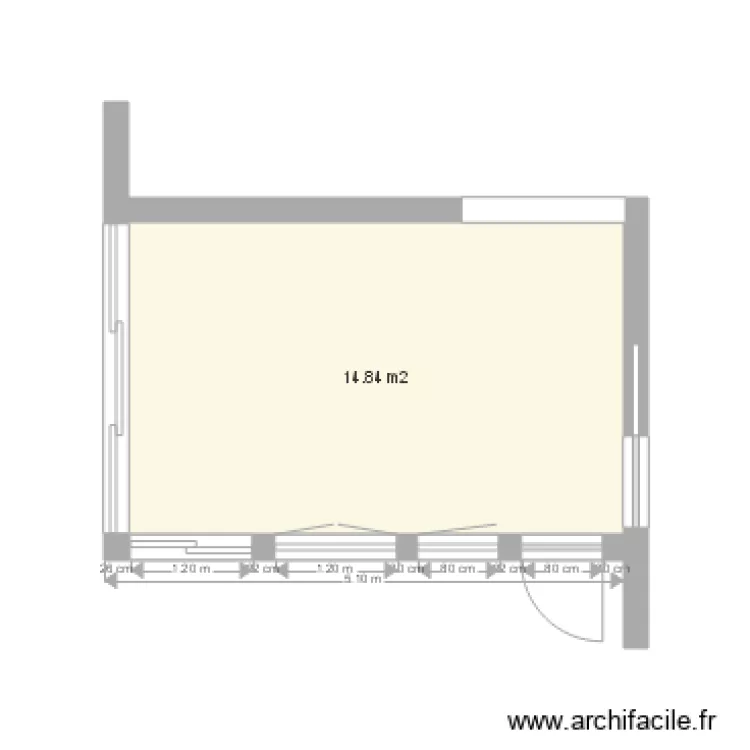 Agrandissement Chauffour. Plan de 