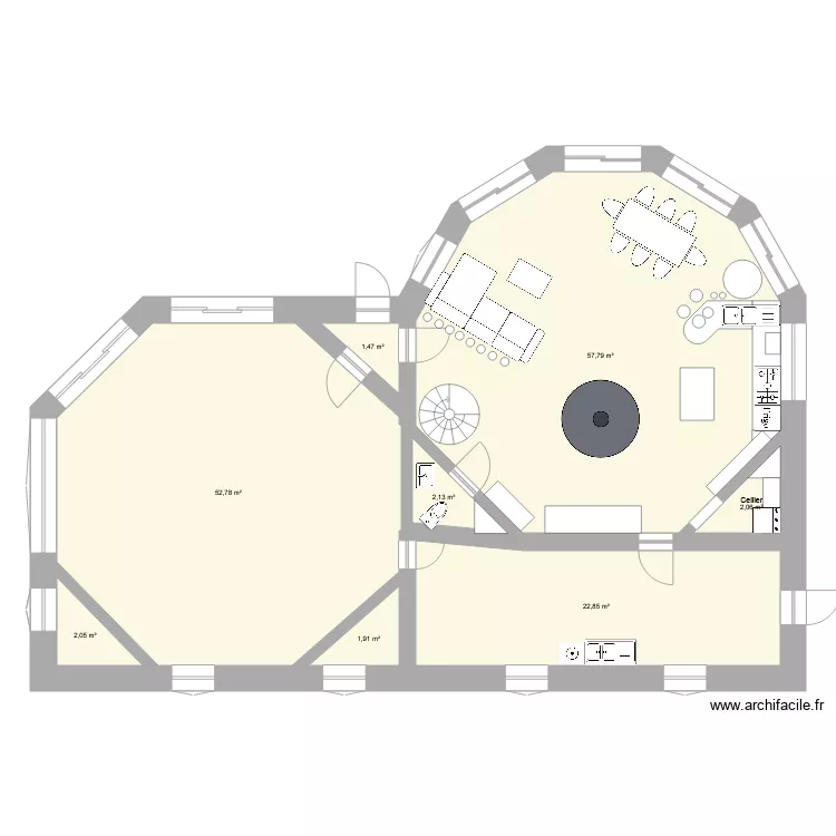 Projet Habitat partag&eacute; Saint Martin3. Plan de 