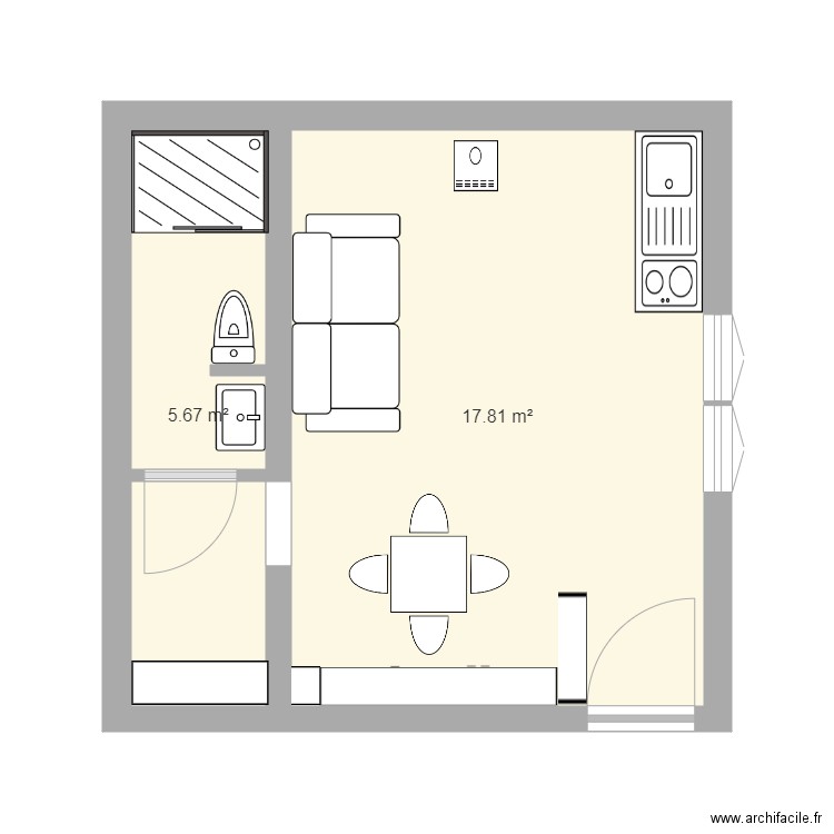 EDL. Plan de 0 pièce et 0 m2