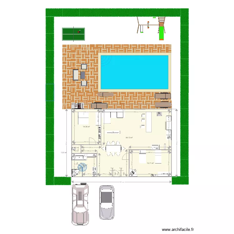 MAISON ANTOINE  grand. Plan de 
