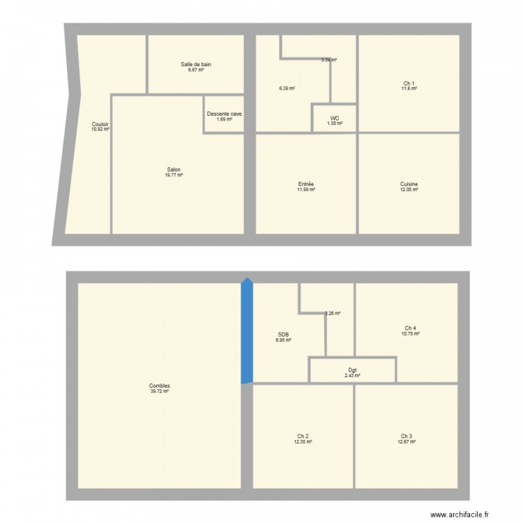 Varène PB. Plan de 0 pièce et 0 m2