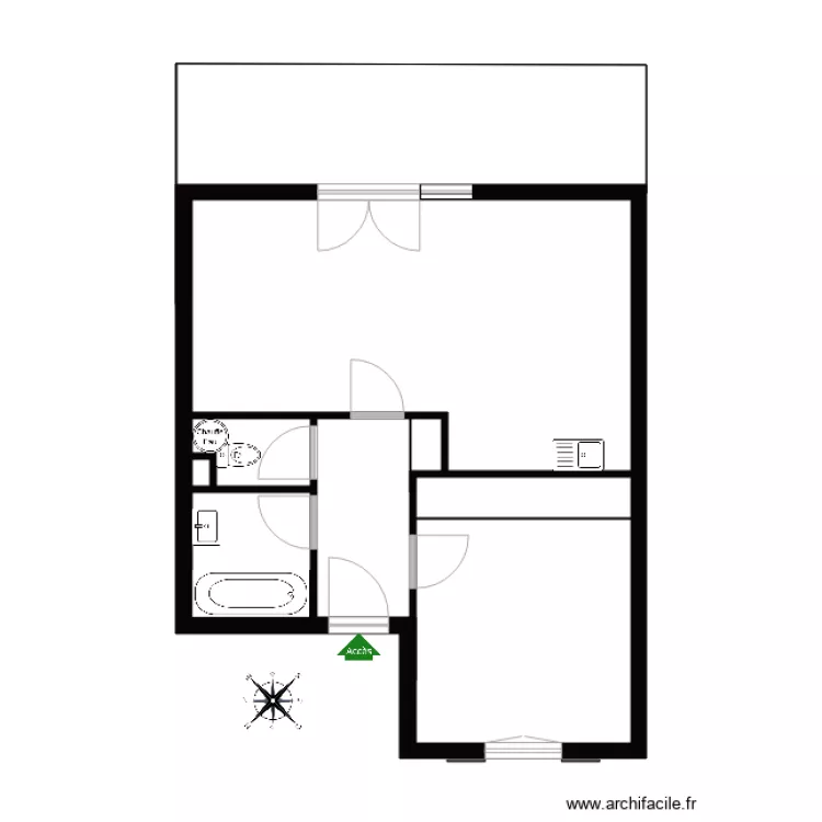 Res Chistera Anglet. Plan de 