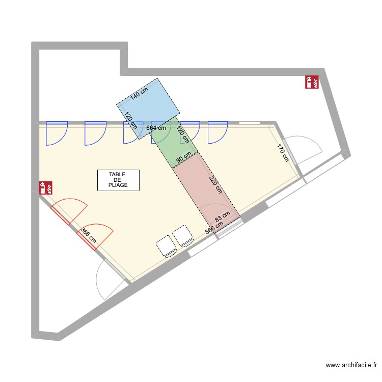 SQ PARIS 20 V3. Plan de 6 pièces et 83 m2