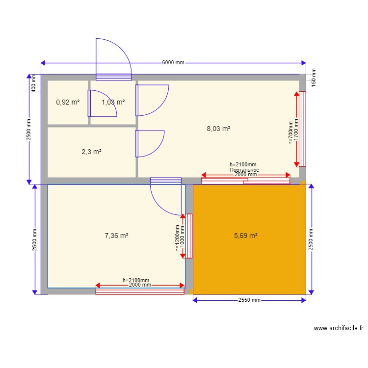 30 panton. Plan de 0 pièce et 0 m2