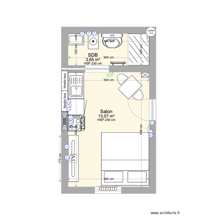 Plan APPT 2. Plan de 0 pièce et 0 m2