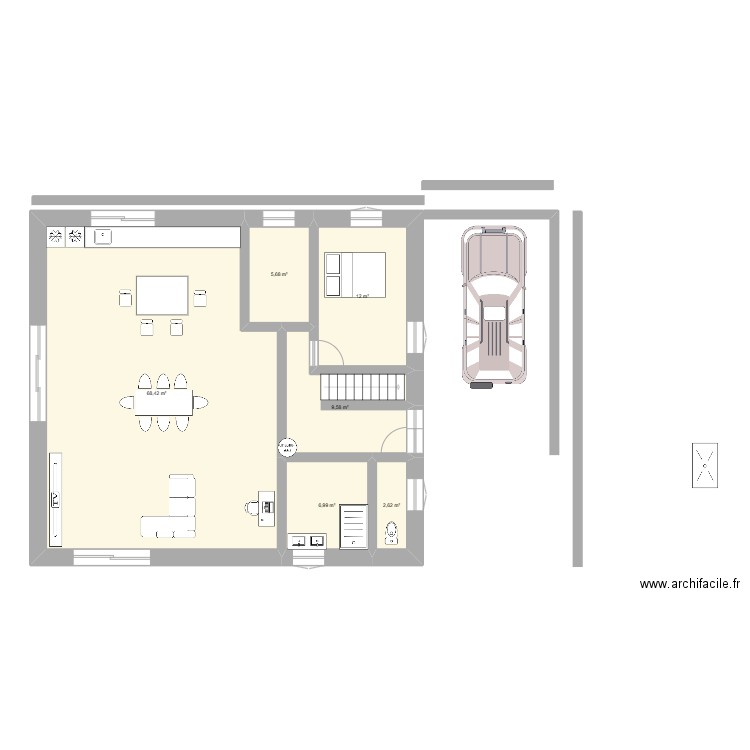 thomas +1. Plan de 6 pièces et 105 m2