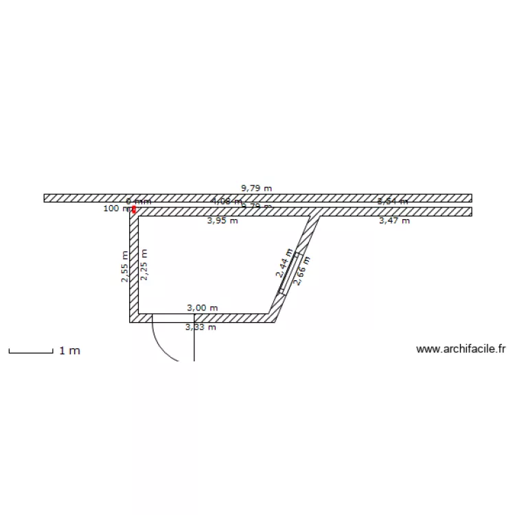 abri de jardin. Plan de abri de jardin. Plan de