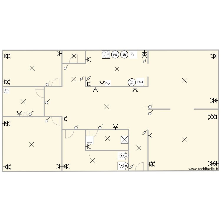 Plan 1. Plan de 0 pièce et 0 m2