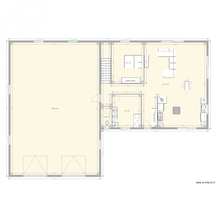 maisonbasemilie21metres. Plan de 0 pièce et 0 m2