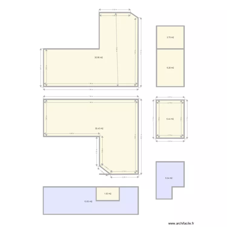 LAVAUD PRIOT. Plan de 