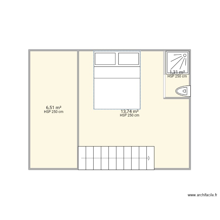 Etage. Plan de 0 pièce et 0 m2