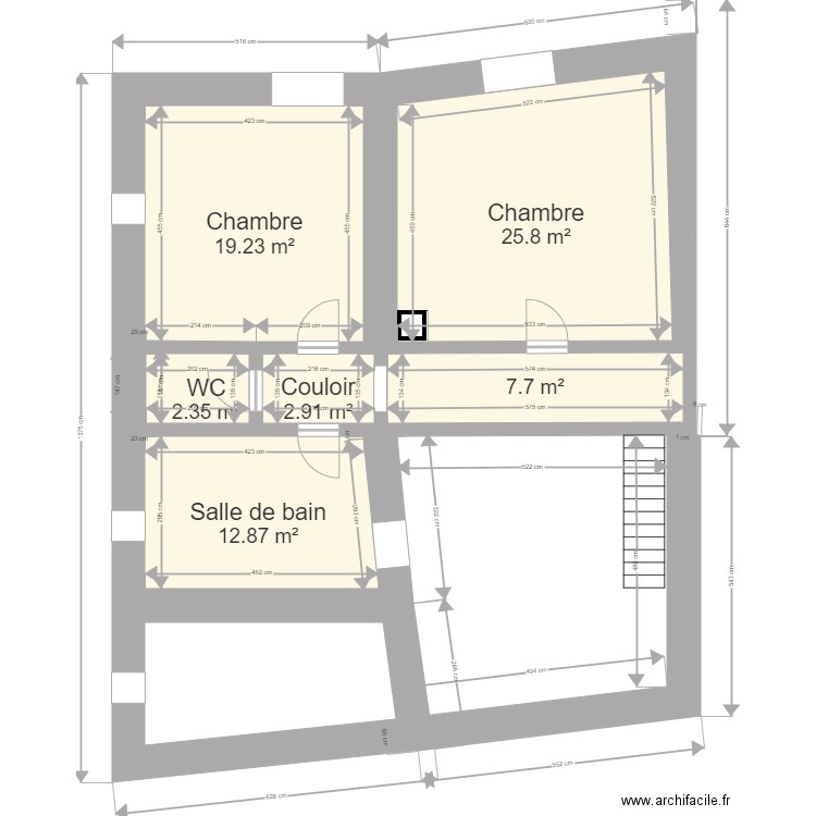 LEJOS ETAGE RENOVE. Plan de 0 pièce et 0 m2