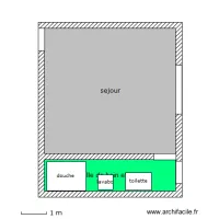 Studio 1er etage droite