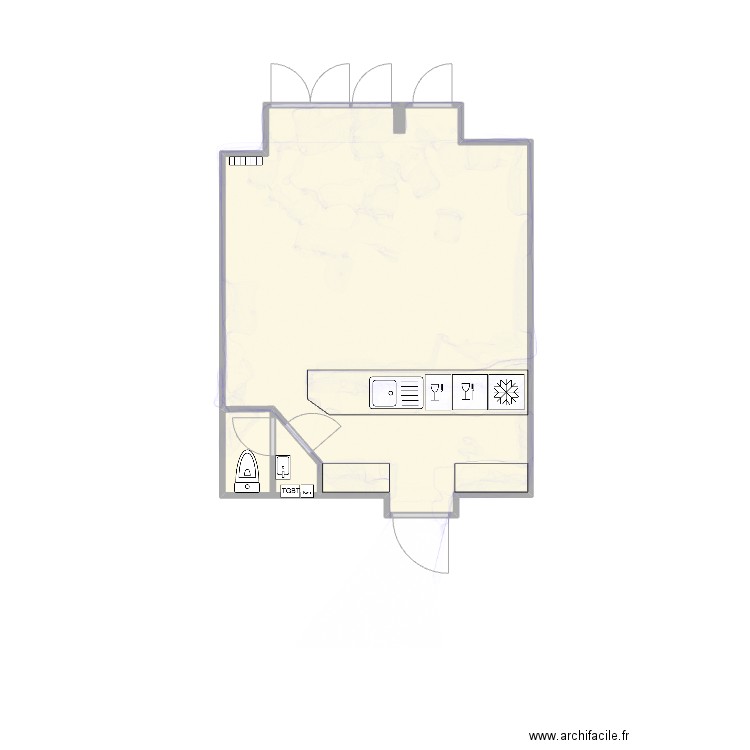 mathieu io-bar. Plan de 0 pièce et 0 m2