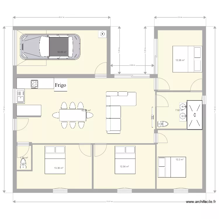 maison u 120m. Plan de maison u 120m. Plan de