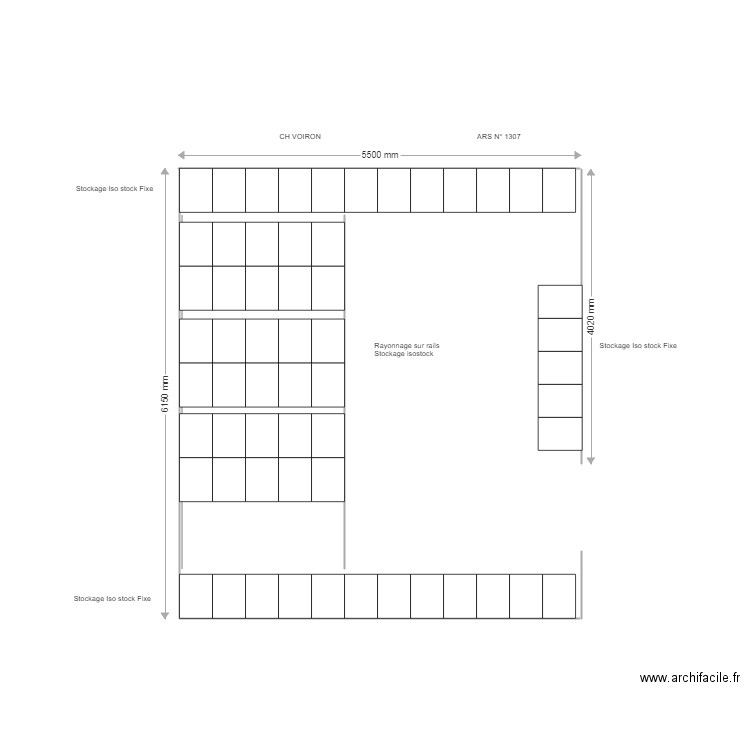 CH VOIRON Ars 1307. Plan de 0 pièce et 0 m2