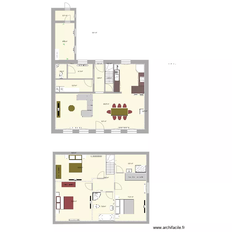 maison 290521. Plan de 