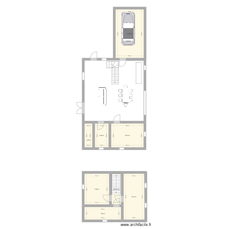 Maison. Plan de 0 pièce et 0 m2