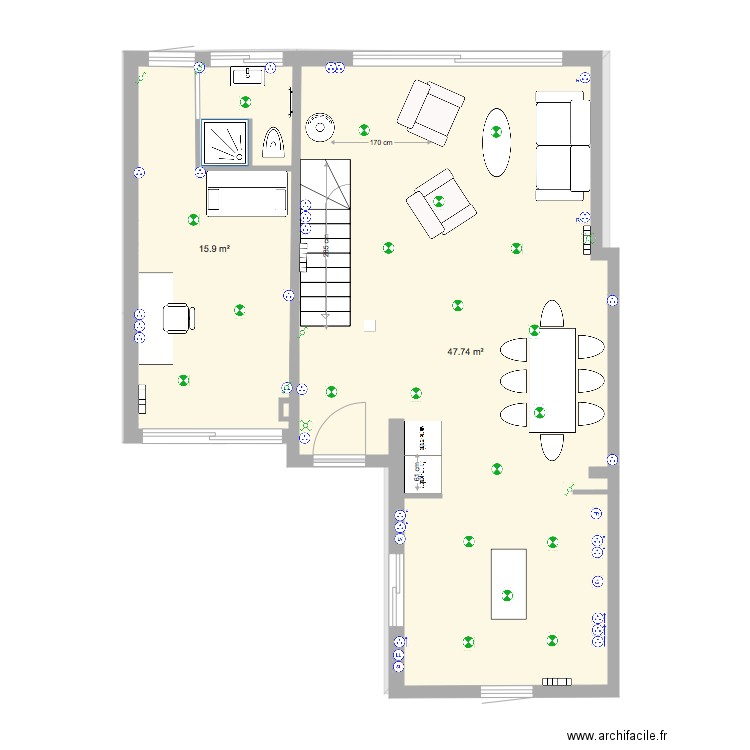 dalidet V4. Plan de 0 pièce et 0 m2