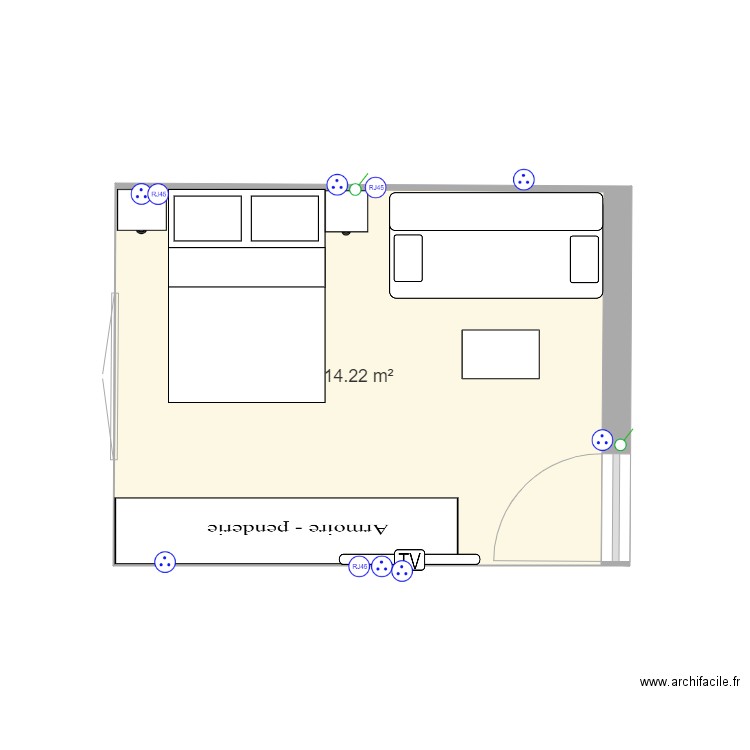 chambre emma. Plan de 0 pièce et 0 m2