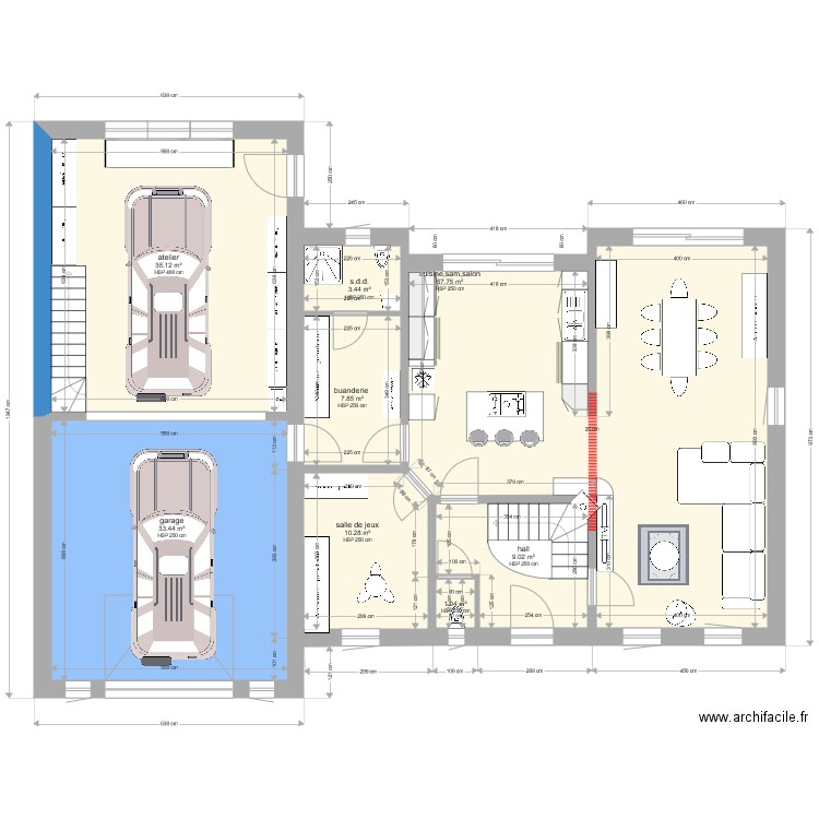 plan rez . Plan de 0 pièce et 0 m2