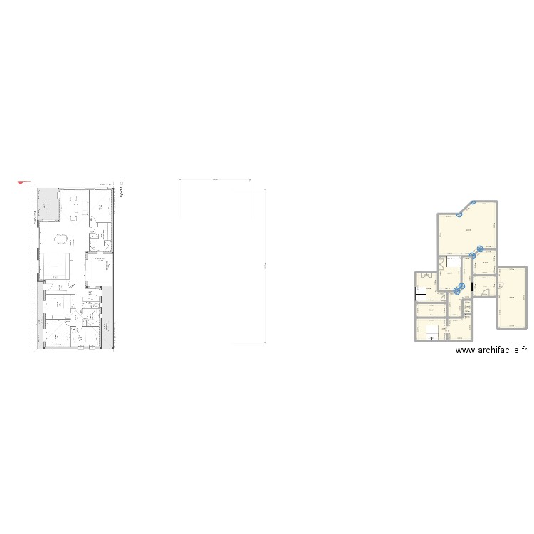 essai plain pied. Plan de 0 pièce et 0 m2