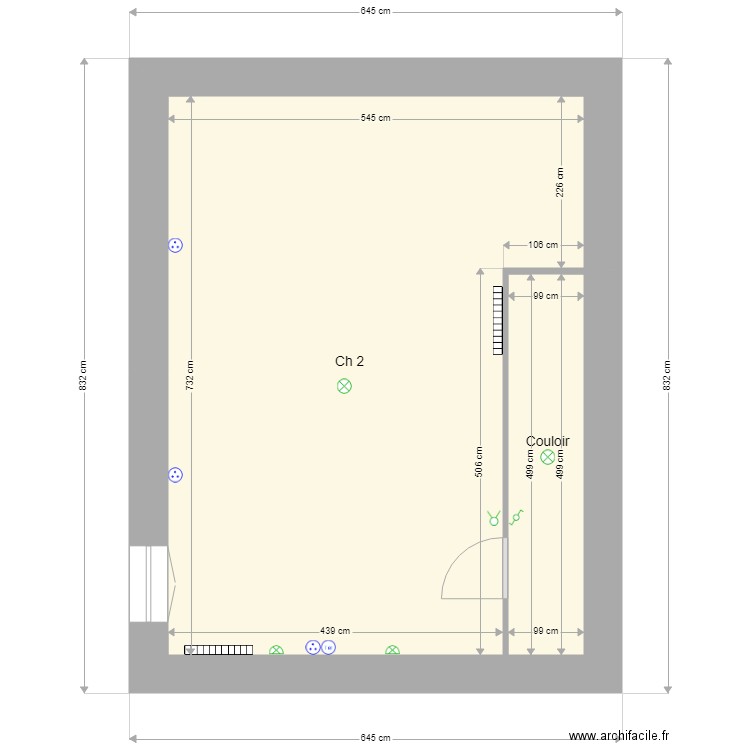 Guyetant gites ELEC. Plan de 0 pièce et 0 m2