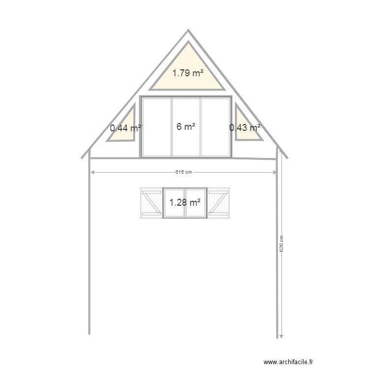 MAISON GOUAUX 08. Plan de 0 pièce et 0 m2