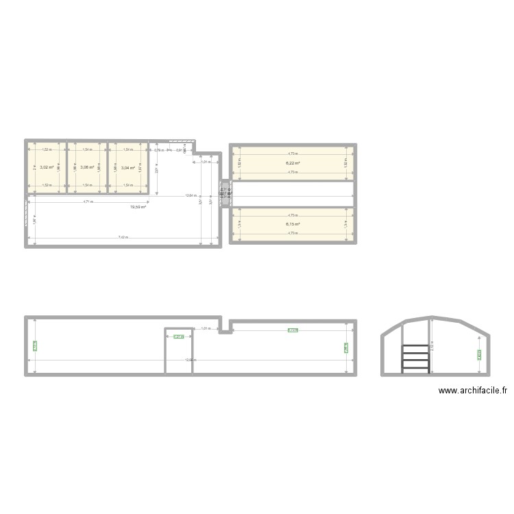 Cave. Plan de 0 pièce et 0 m2