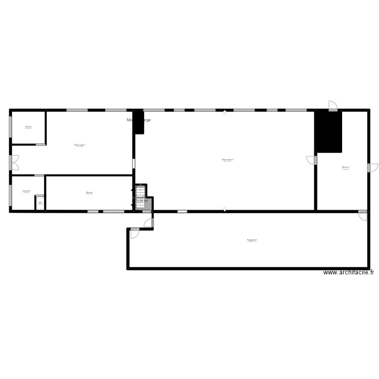 91 MONTGERON EXISTANT URBA ONLY 13 Mercure V2 090622 Arl. Plan de 11 pièces et 443 m2