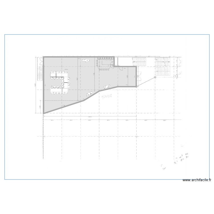 Expo Brussel. Plan de 1 pièce et 163 m2