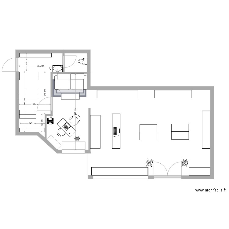 DECPP04D1planmeublé. Plan de 0 pièce et 0 m2