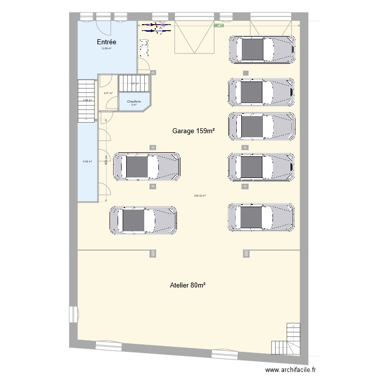 Pasteur RDC actuel. Plan de 0 pièce et 0 m2