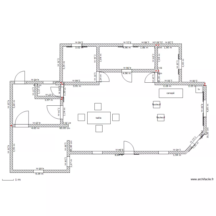 lucette. Plan de 