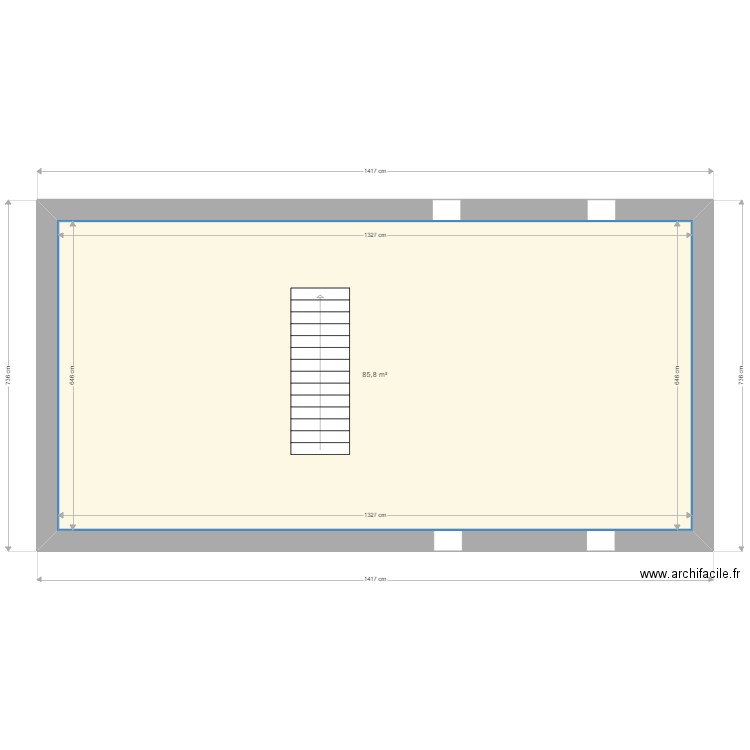 giraud r+1. Plan de 0 pièce et 0 m2
