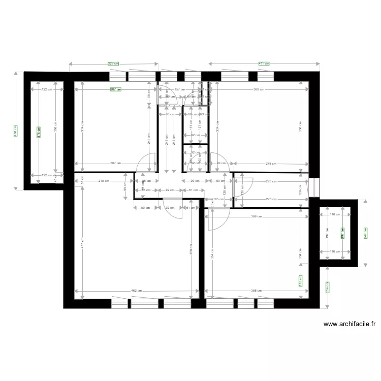 VILLA ETAGE Melissa et Johny. Plan de 