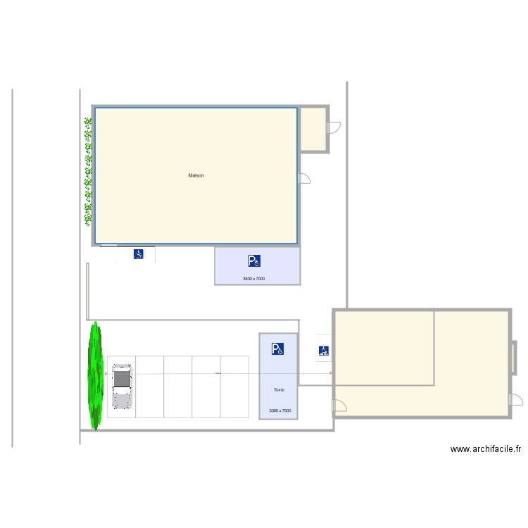 Plan parking. Plan de 0 pièce et 0 m2