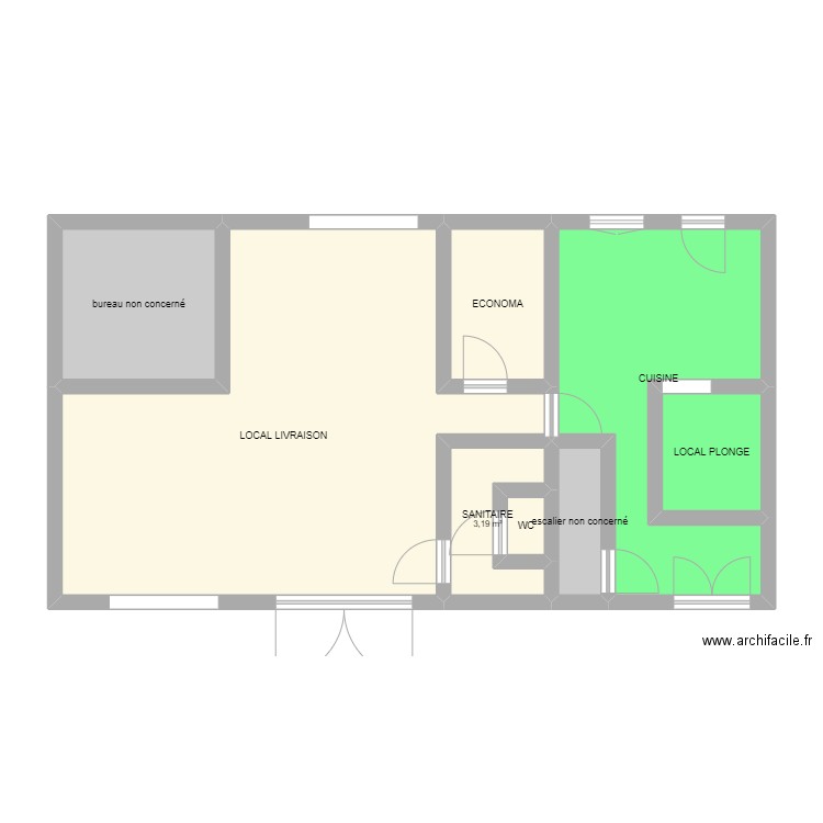 HOLLARD. Plan de 0 pièce et 0 m2