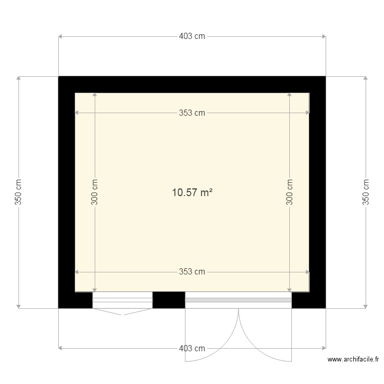 abri de jardin . Plan de 0 pièce et 0 m2