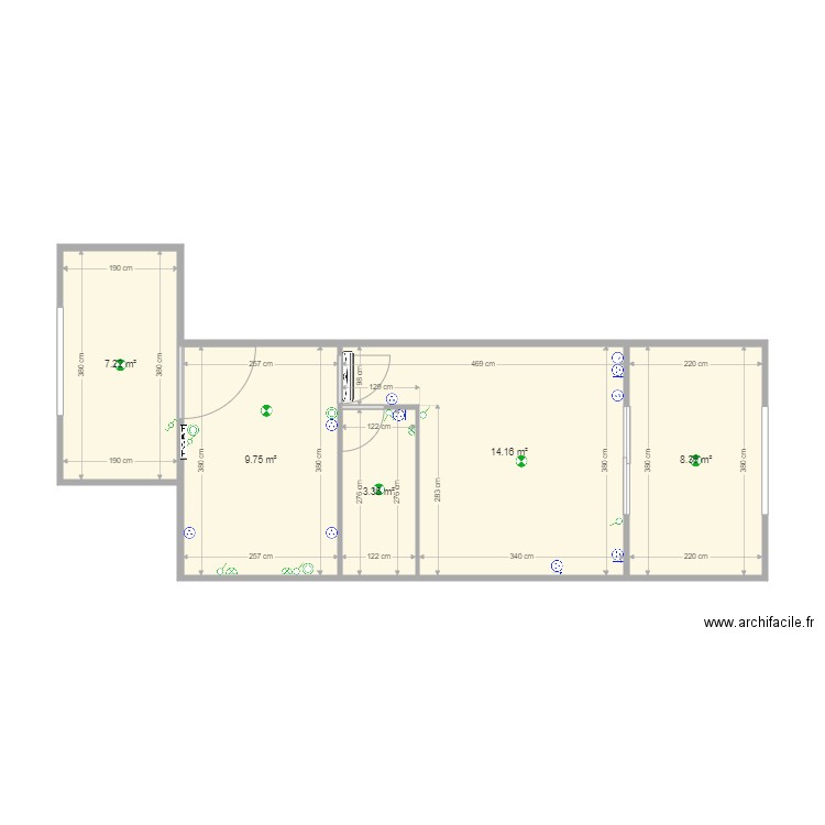 la capte elec 2. Plan de 0 pièce et 0 m2