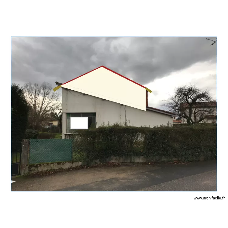 Projet Façade Est Après Travaux. Plan de Projet Façade Est Après Travaux. Plan de