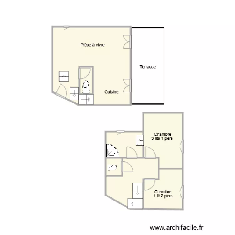 3306 nivollet. Plan de 