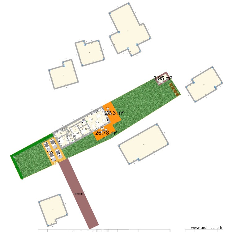 Saint guinoux cadastre 2.1. Plan de 16 pièces et 686 m2