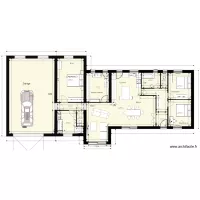 PLAN RDC PLEIN PIED S de B  FACADE GRAND GARAGE 14 092021