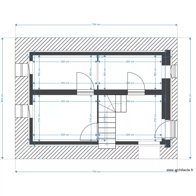 BERGERIE RDC NORD . Plan de 