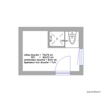 DOUCHE ET TOILETTE CHAMBRE ISAAC