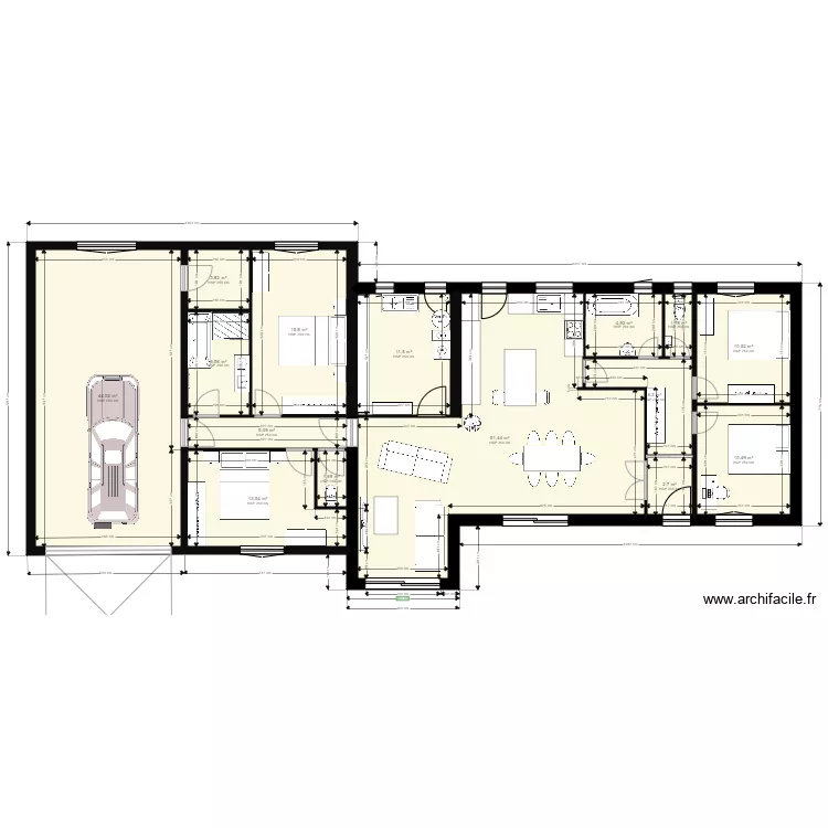 PLAN RDC PLEIN PIED 25 08 2021. Plan de 
